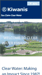 Mobile Screenshot of clearwaterkiwanis.org